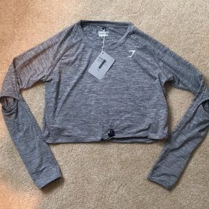 Gymshark Drawcord Crop Top